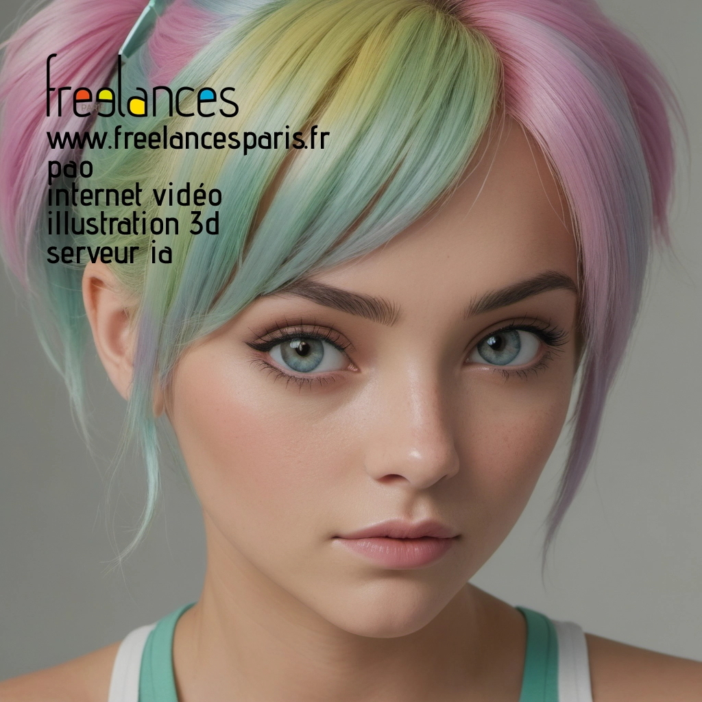 Pao mise en page internet vidéo illustration 3d serveur IA générative AI freelance paris studio de création magazines 8l8jj200